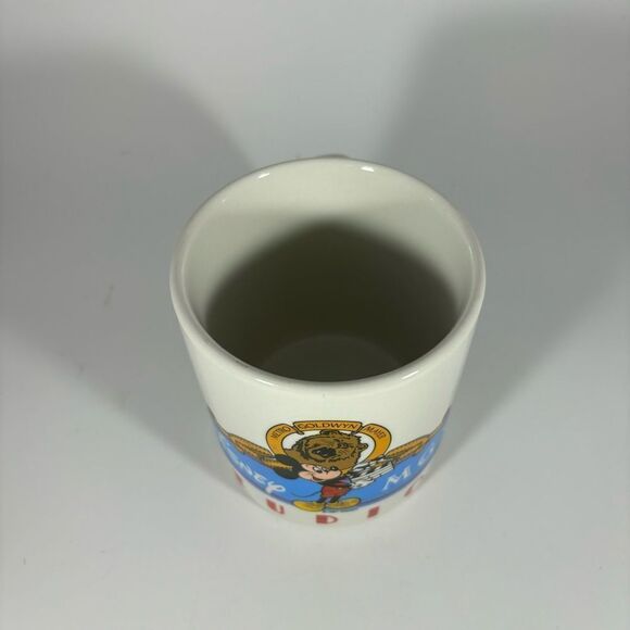Vtg. 1987 Disney Mickey Mouse MGM Metro Goldwyn Meyer Movies Studio Coffee Mug - Picture 3 of 7